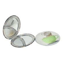 Factory Professional Double Sides Metal Cosmetic Pocket Mirror